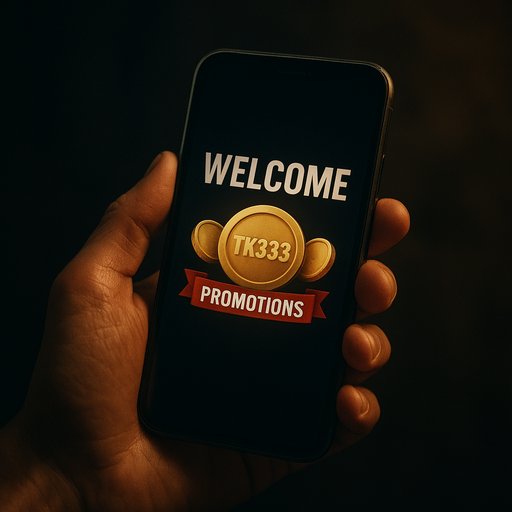TK333 promotions new user welcome screen on Android phone