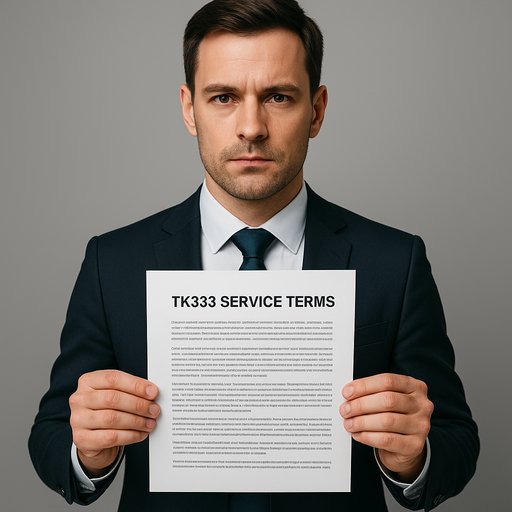 TK333 service terms sample